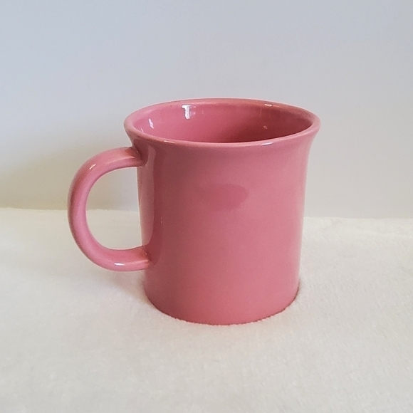 Russ Monogram Initial Embossed S Mauve Pink Coffee Cup Mug 12 Oz NWT - Picture 4 of 9